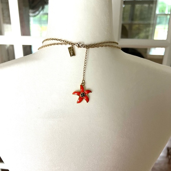 Lilly Pulitzer Layered Coral and Mollusk Necklace - Picture 3 of 4